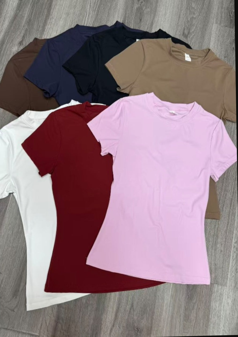 T-shirt Basic Femme Manches courtes - Coupe Ajustée